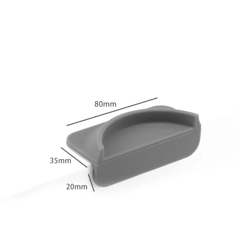 

Espresso Coffee Silicone Mat Non-slip Press Tampering Holder Corner Mat for 51/53/58mm Tamping Barista Tools Coffee Accessories серый