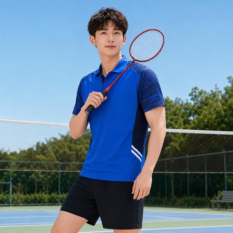 CENPIN Men s Quick-Dry Polo T-Shirt M