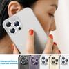 Compatible with iPhone 14 Pro and 14 Pro Max Camera Lens Protector, Bling Glitter Lens Cover 9H Tempered Glass Camera Cover Anti Scratch Shockproof