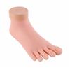 Piede per Pratica Unghie Flessibile Mobile Silicone Protesico Mani Finte Morbide per Allenamento Nail Art Display Strumento Manicure