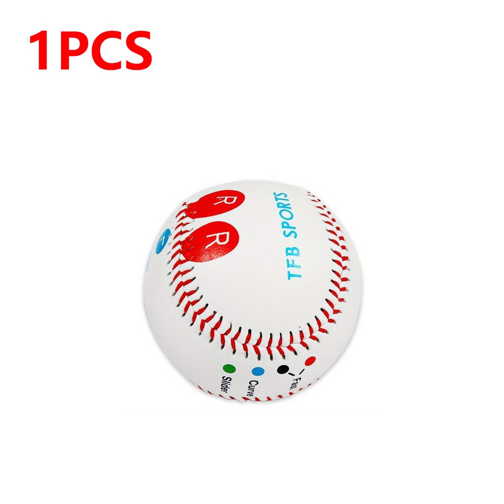 1/2/3Pcs Competition Training Baseball 9 Inch Softball Training Hardball PVC Practice Baseball Pitching Practice Baseball