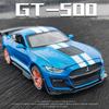 MJTU2 1:32 Ford Mustang Shelby GT500 Alloy Sports Car Model Diecast & Toy Vehicles Metal Car Model Simulation Collection Kids Toy Gift