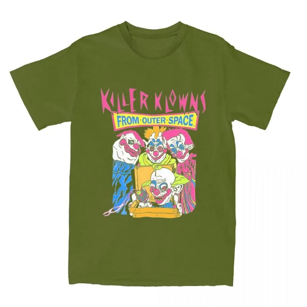 Pizza Box Killer Klowns From Outer Space Accessories T-Shirt Men Women Novelty Summer Tees