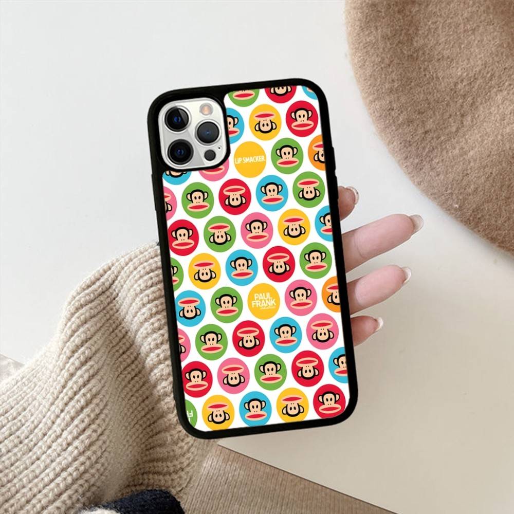 Fashion Logo P-Paul F-Frank PC+TPU Phone Case For IPhone 17 16 15 14 PRO MAX 11 12 13 PLUS MINI Cover