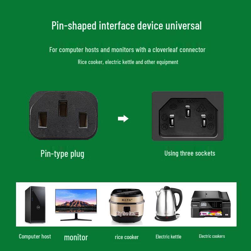 Universal 3-Prong Power Cord