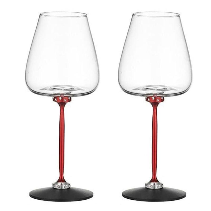 Вращающийся хрустальный бокал для вина большой емкости 500 мл, питьевая чашка, креативный бокал для виски, шампанского и коктейлей