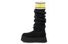 Classic Sweater Letter Tall Boot Black Women's 1144044-BLK