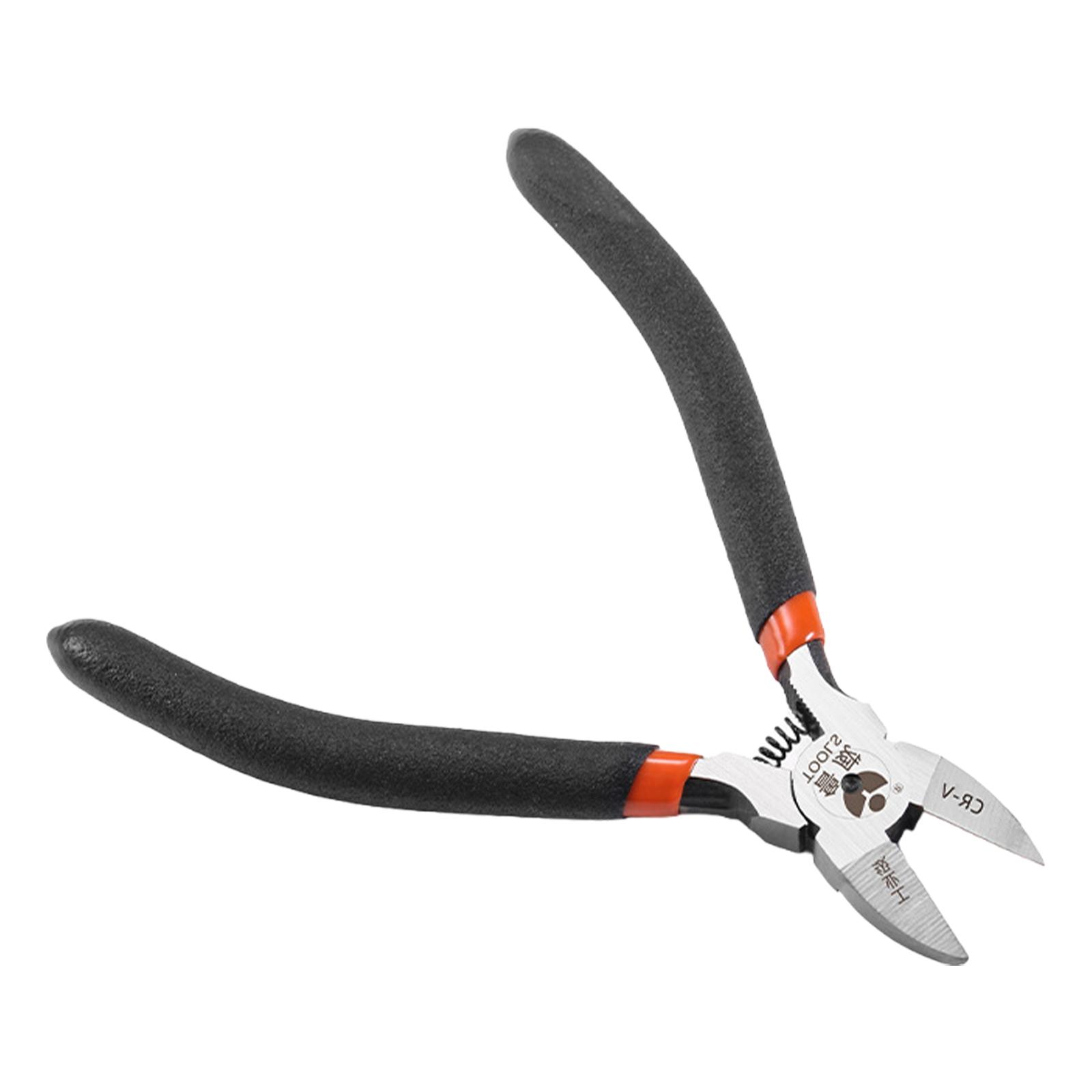 

Industrial Nozzle Pliers Steel Double Edged Nozzle Pliers Hand Tools Diagonal Electrical Cutting with Ergonomic Handle B