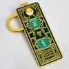 Feng Shui Merald Pagoda Omu Aham Keychain W5318