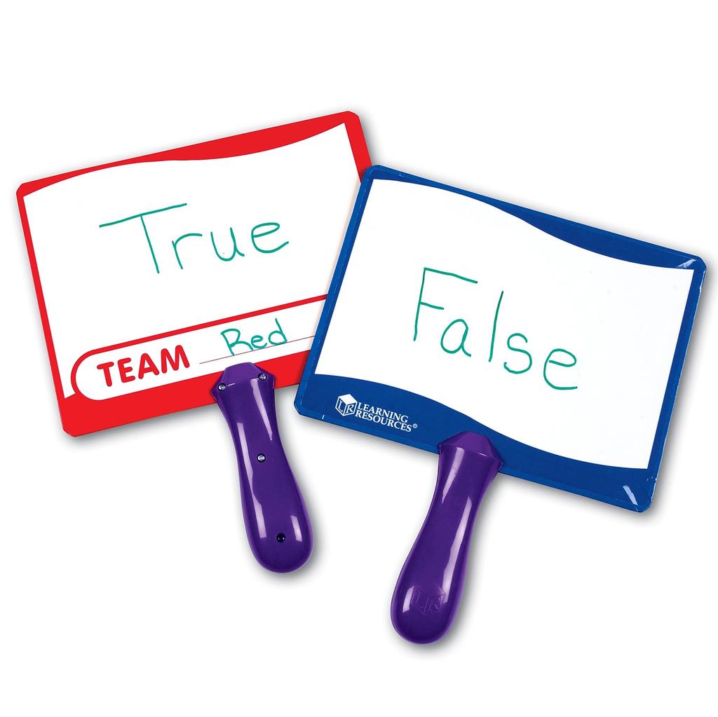 Learning Resources Erasable Answer Boards, Set of 10, LER0647, Authentic