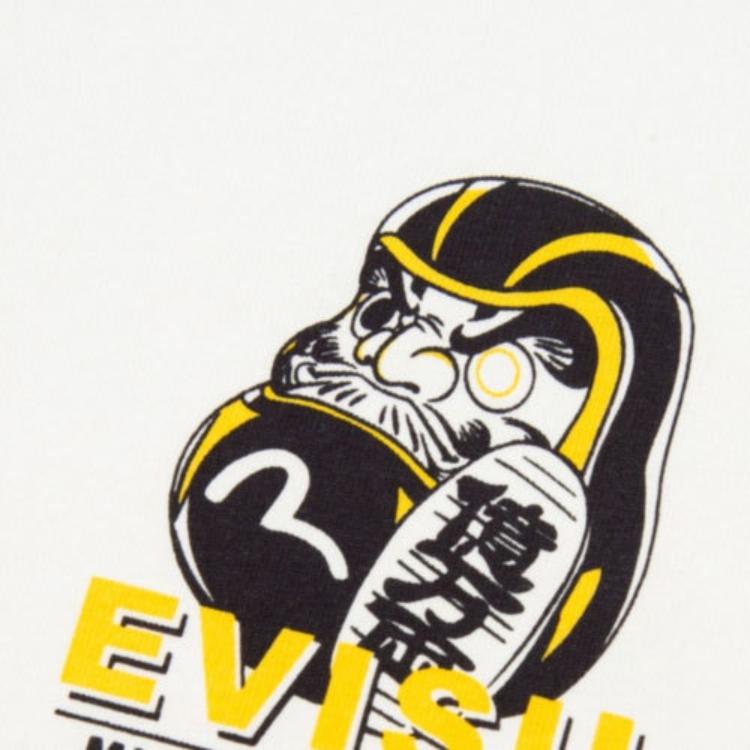 Evisu T-Shirts Men's Crew Neck Moderate Straight Fit 2ESHTM2TS530XXCT