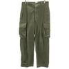 FRENCH ARMY 50s Vintage M47 Cargo Pants W31 Khaki Military Men's Used