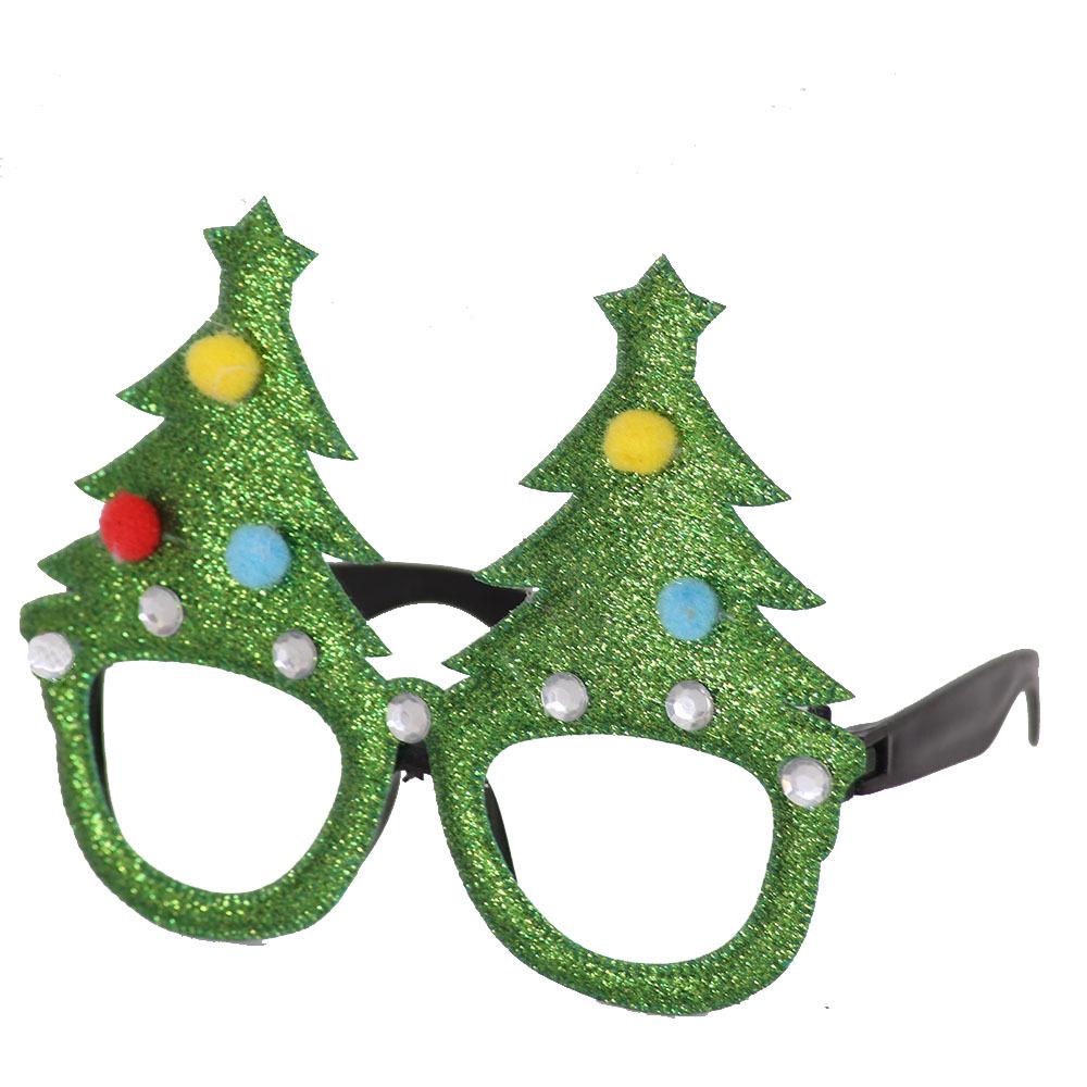 The styles of our Xmas glasses are also various, including Christmas bow, Santa'