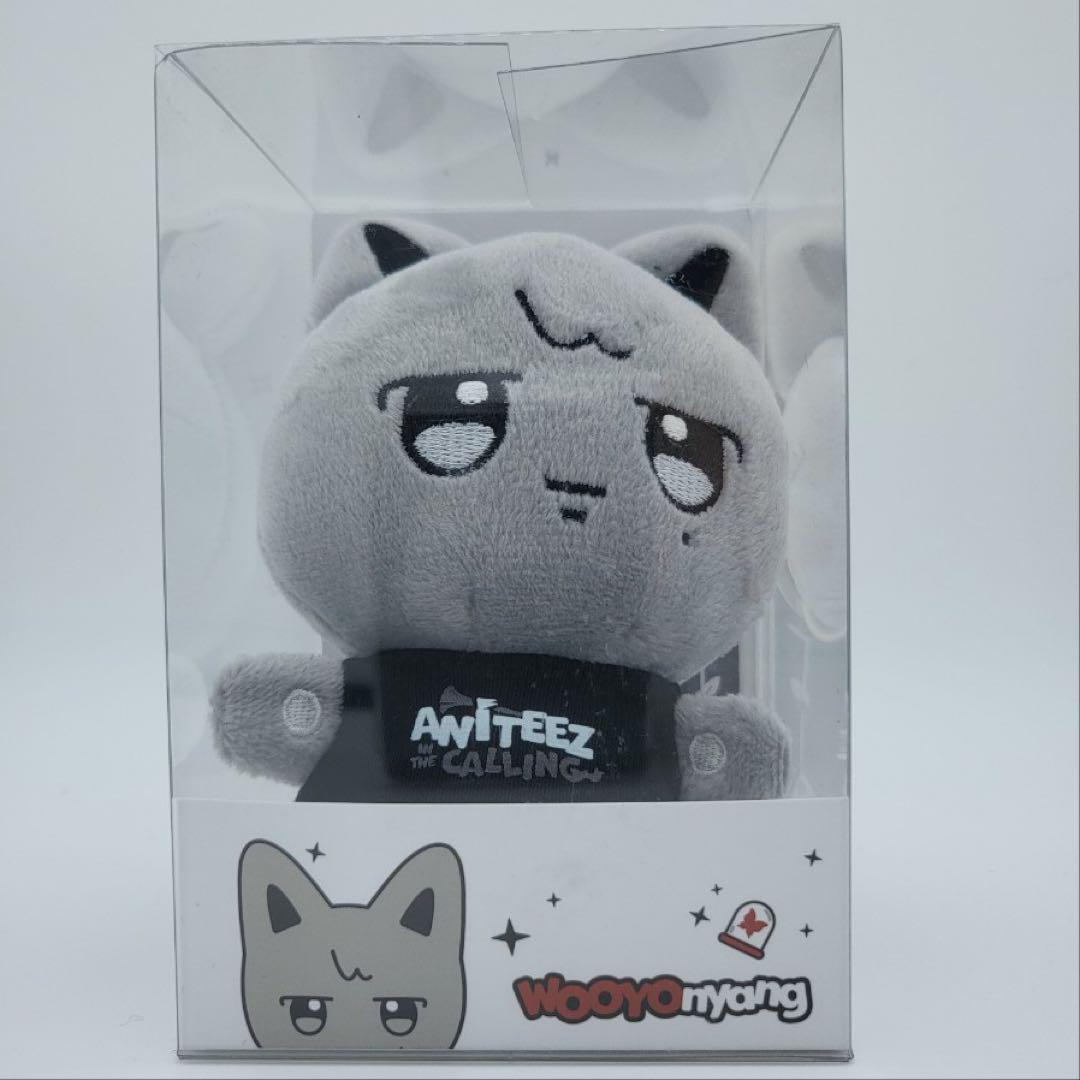 

[USED] ATEEZ ANITEEZ POPUP Wooyoung Plush Keyring with Trading Card