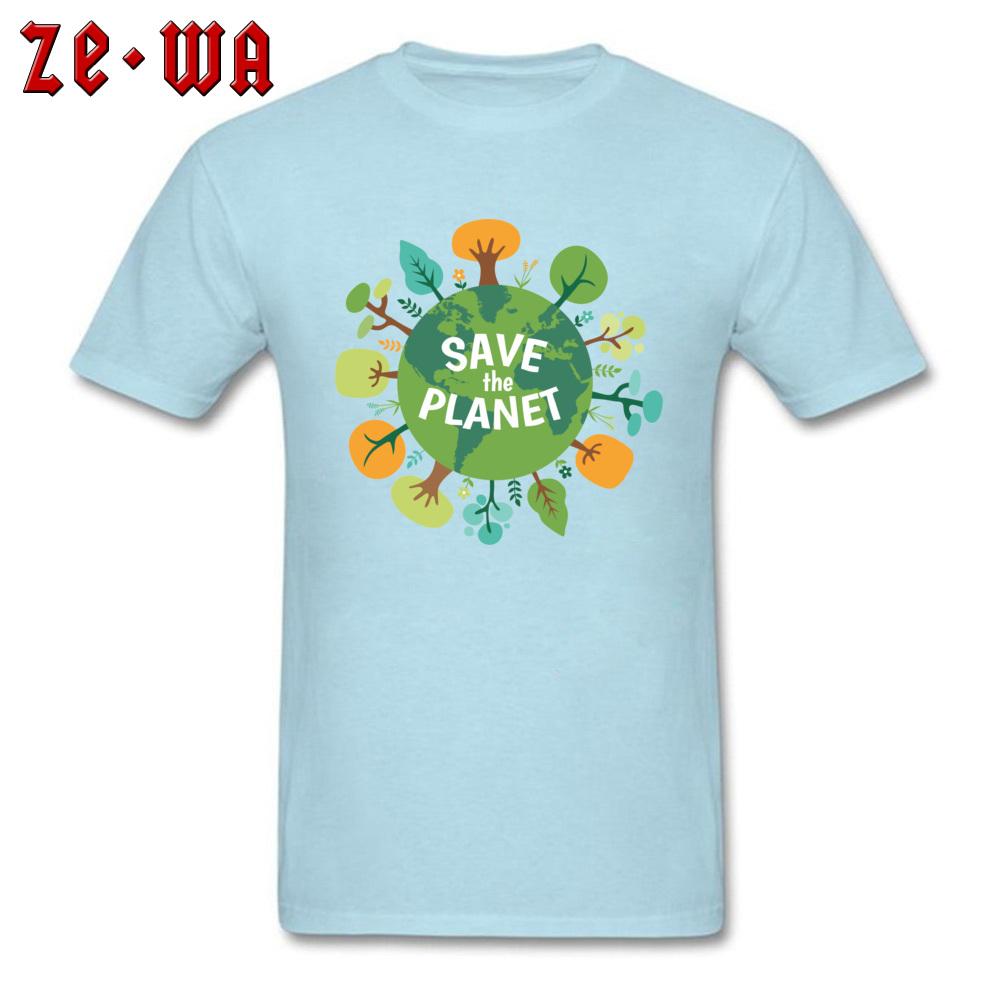 Cultural Slogans Save Planet Earth Day Street T Shirts For Adult EnvironUnisextal Protection Organization Pure Cotton Male Tees S