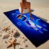 Weltraumabenteuer Astro Bot Mikrofaser Strandtuch, Leicht und Schnelltrocknend, für Sommerreisen, Strand-Essential, Schwimmbad