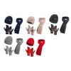 Winter Scarf Hat Gloves Set Acrylic Fibre Warm Accessories For Skiing Hiking Outdoor Activity Cold Weather Essential