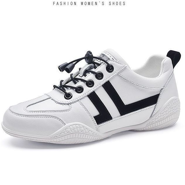 Soft Bottom New Autumn Breathable Thin Casual Shoes Leather White Flat Bottom
