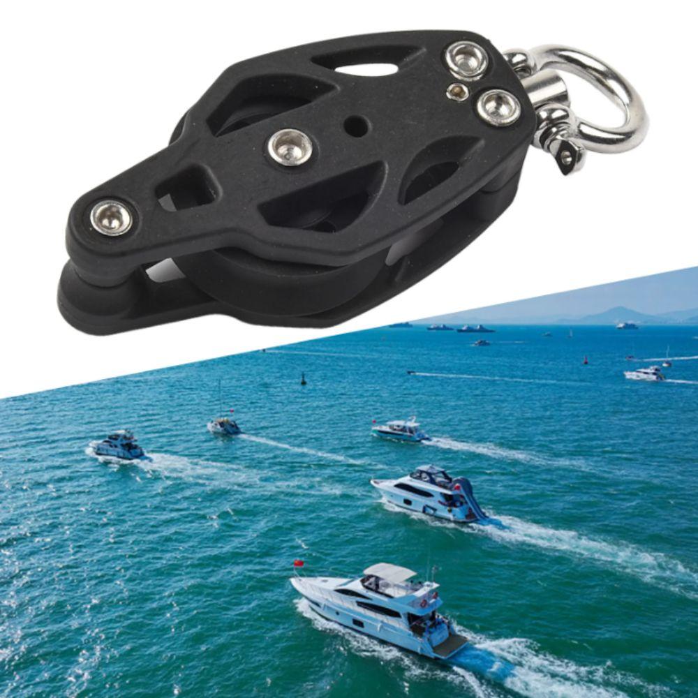 Nylon Stainless Steel Pulley Block Efficient Bearing Design Sailing Pulley  Sailing Accessories