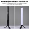 NiceFoto TC-210RGB RGB LED Full Color Light Tube Portable Fill Light Wand Stick with Bi-Color Temperature 2500K-9900K Stepless D