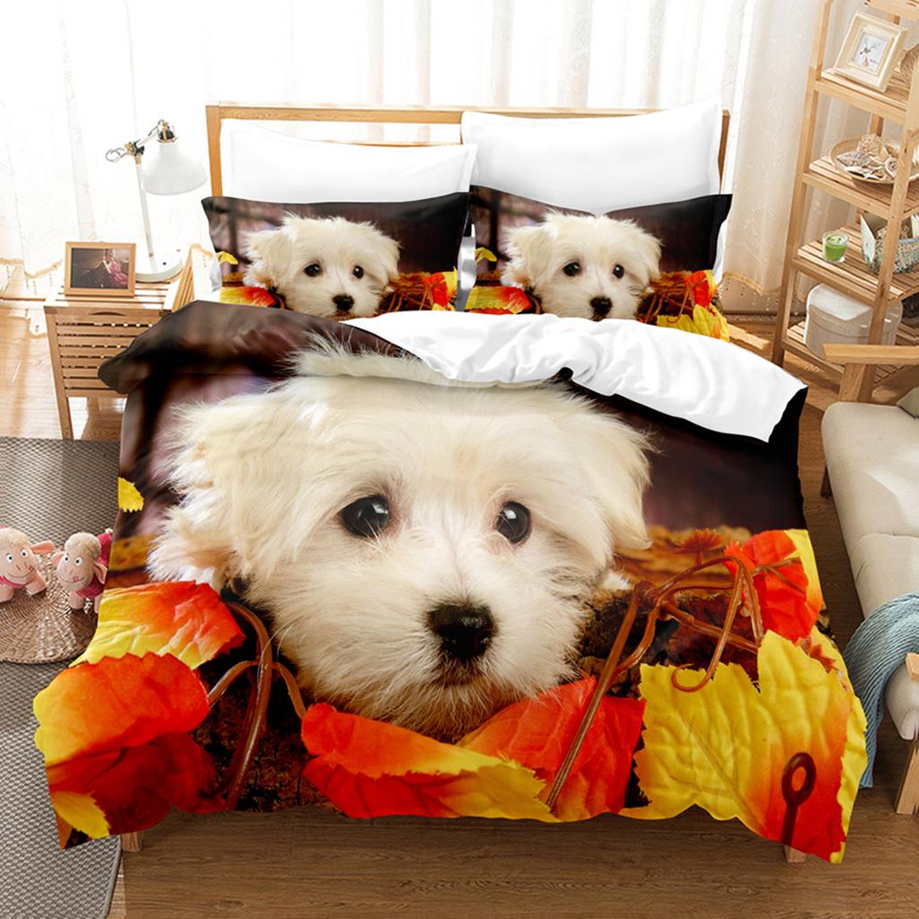 English Bulldog Duvet Cover Sad And Tired Bulldog European Pure Breed Animal Room Home Decorative 3 Piece Bedding For Kid Women