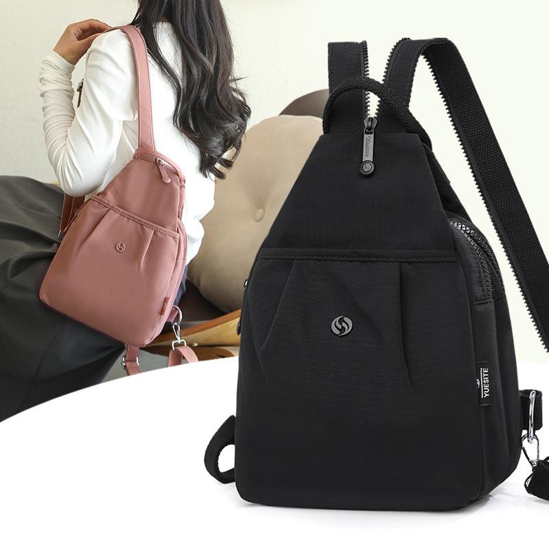 Backpack Women's Small Backpack Anti-theft Oxford Cloth Lightweight Mini Texture Simple Fashion Trend Versatile Small Bag