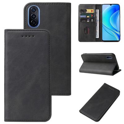 Pour Huawei Nova Y70 Étui de téléphone en cuir à fermeture magnétique