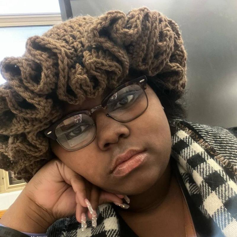 Crochet Halloween Party Funny Style Parent-child Horn Hat Ski Mask Woolen Hat