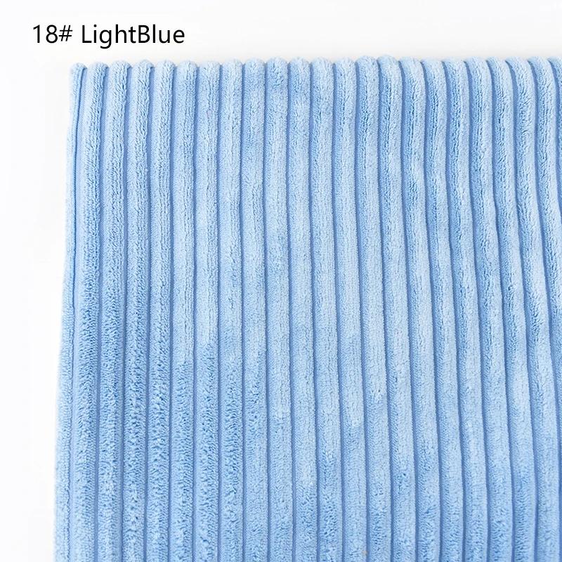 Meetee 50/100*150cm Striped Cotton Corduroy Fabric Decorative Cloth for Sofa Pillows Plush Toy DIY Clothing Sewing Home Textiles