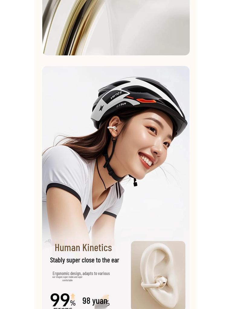 2025 KY35 In-Ear Bluetooth Clip-On Wireless Headphones, Long-Wearing Comfort, NE-7S.