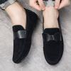 Fashion Suede Men Casual Shoes Breathable Slip-on Mens Driving Shoes Lightweight Comfort Men Lazy Shoes Luxury Brand Men Loafers