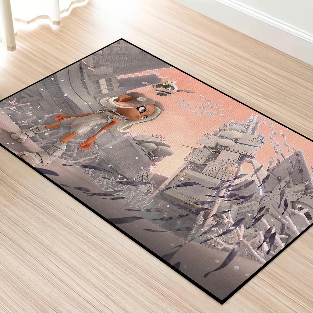 

Door Mat For Bedroom Decoration Order S-Splatoon Game Kitchen Bath Carpet House Side 3 Super Absorbent Rug Foot Non-slip SJR40x60CM