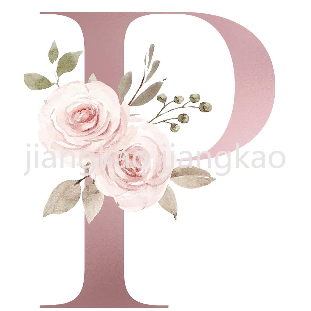 Personalized Mug Floral Initial Name Cup Custom Name Tea Coffee Hot Chocolate Mugs Bride Bridesmaid Mothers Day Gifts for Her
