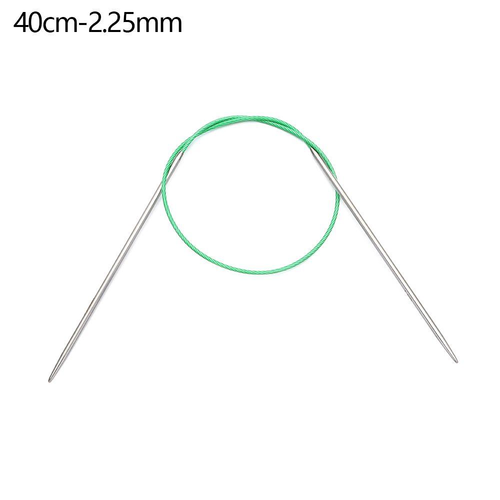 

DIY Crafts Needlework Supplies Weaving Circular Needle Crochet Hook Sewing Pins Knitting Needles 40cm-2.25mm