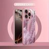 Angel Wing Design Unique Pink Metal Paint Glass Phone Case For iPhone 11 12 13 14 15 16 17 Pro Max 15 14 Plus 17 Air 16E Cover