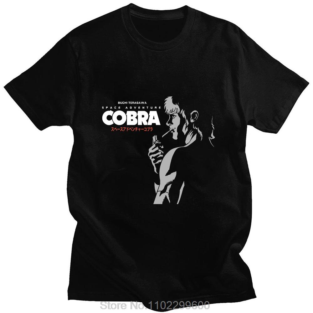 Anime Space Adventure Cobra 2022 Fashion Hot Sale Classic Print Summer Shortsleeved Thin Cotton Loose Casual Sports Unisex Tshirt