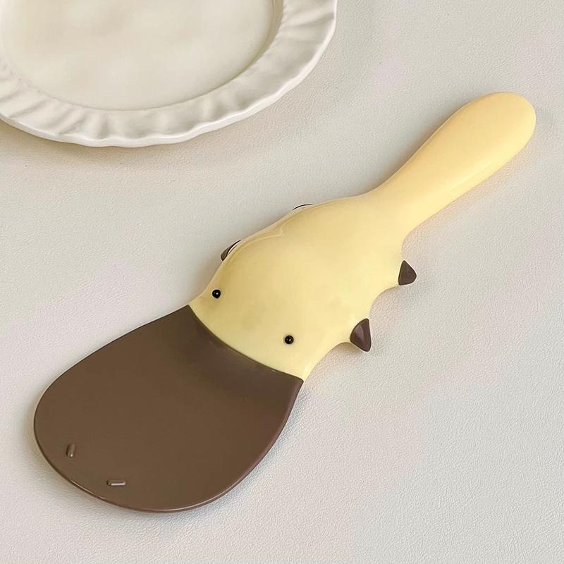 Creative Duckbill Platypus Rice Spoon Non Stick Rice Container Rice Cooker Food Grade Household High Temperature Resistant 1Pc
