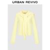 UR Women's Shawl-Style Tie-Front Knit Cardigan