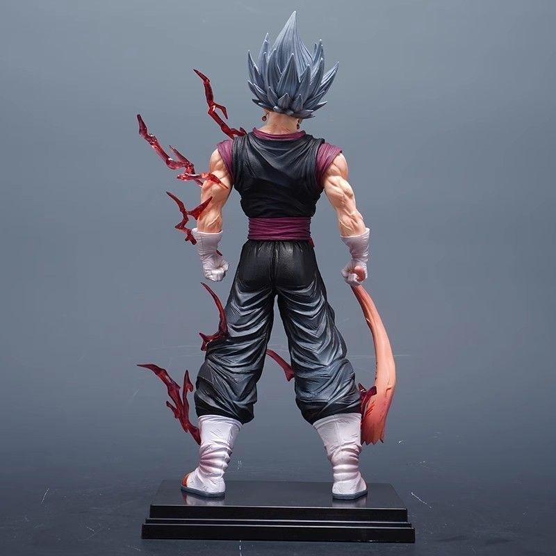 Anime Dragon Ball Z Super Saiyan Vegetto 3 Heads PVC Action Figures Son Goku Vegeta Battle Statue Model Kids Toys Doll Gifts