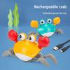 Flat Ground Escape Dancing Crab Toy Automatic Sensing Crab Interactive Toy  Bathroom Toy