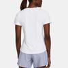Under Armour UA Elite Solid Quick-Dry Crew Neck Short Sleeve T-Shirt Women T-Shirts White 1383364-100