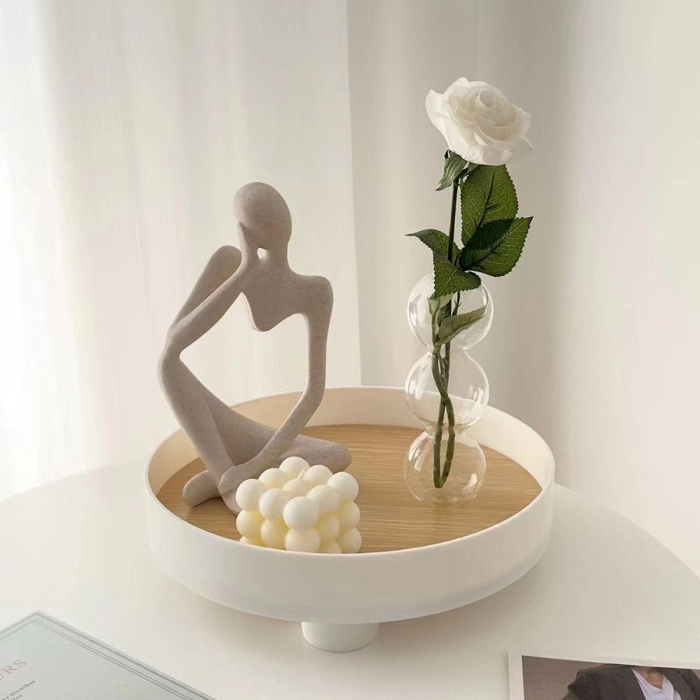 Simple Glass Vase Romantic Spherical Flower Vase Hydroponic Flower Pot  Dining Room