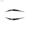 Car Head Light Lamp Eyebrow Eyelid Strip Stickers Decoration Cover Trim For BMW X1 F48 2016 -  ABS Carbon Fiber Accessories