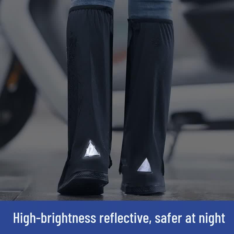 SPACEXPERT Waterproof High-Top Rain Shoe Covers