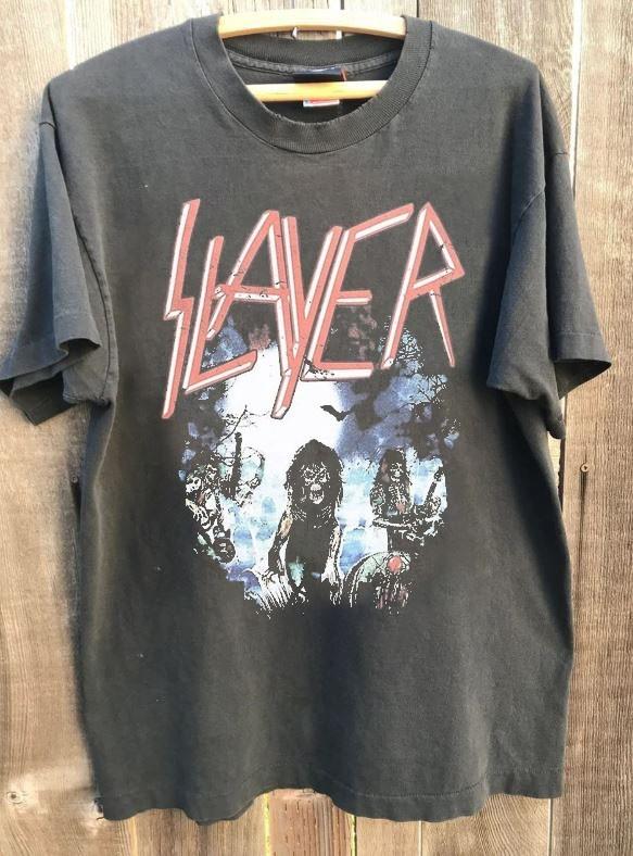 Slayer Live Undead Album Classic Style Charcoal Unisex Shirt S-5XL KH16227 S
