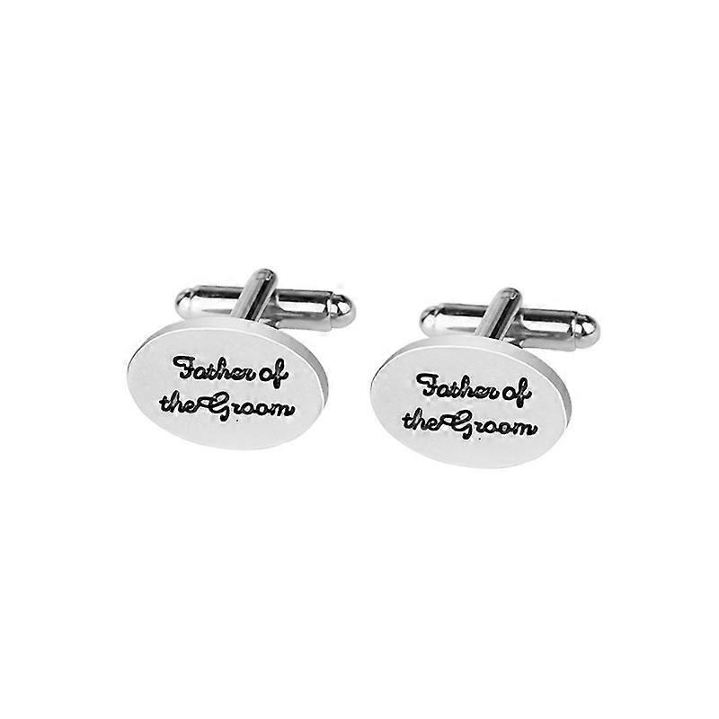 Wedding Letter Cufflinks, Father of the Groom, Men's Wedding Shirt Accessories B1149
