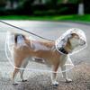 Dogs Going Out Transparent Waterproof Raincoat With Hat Raincoat For Small And Medium-sized Dogs For Rainy Days Walking