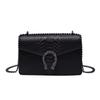Snake Print Crossbody Chain Bag - 2024 Small European & American Style Single-Shoulder Bag for Women