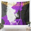 Adults Abstract Tapestry Simple Modern Geometric Art Wall Hanging Blanket Grey Black Purple Wall Art For Living Room Bedroom