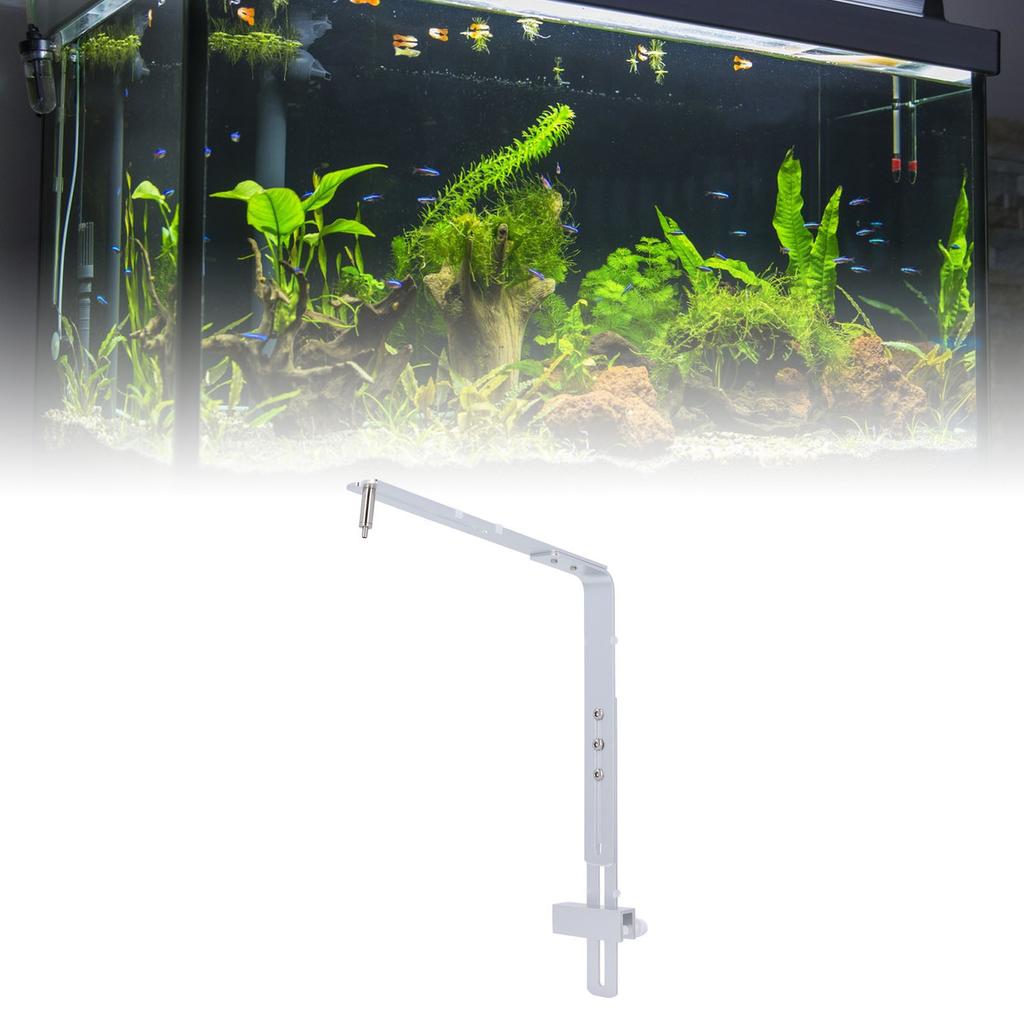 Fish   Light Bracket Aluminum Alloy Professional   Height Aquarium Light Stand Kit for Hanging Lamp